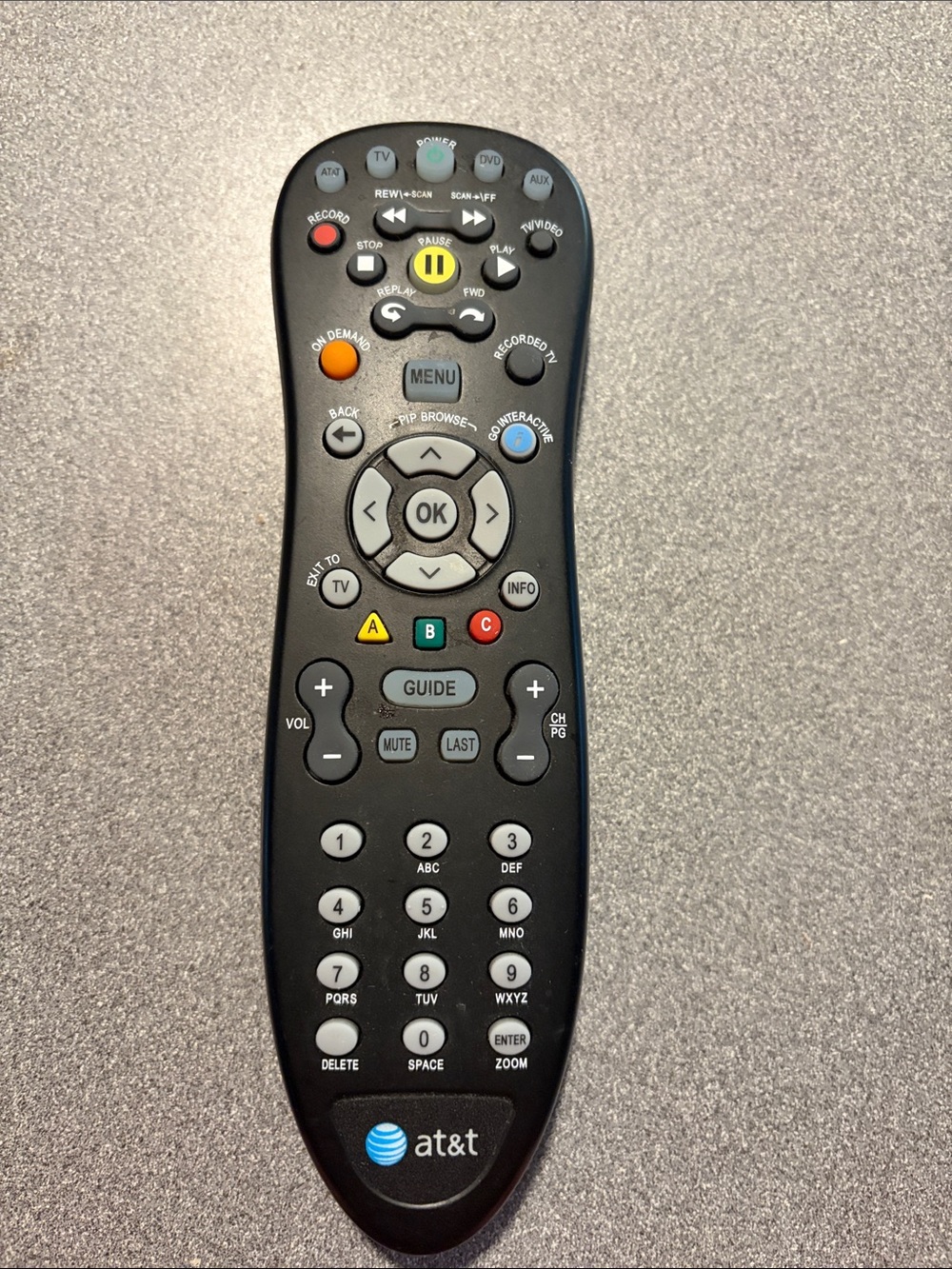 At&t Uverse U-Verse Universal Remote Control for ATT S10-S2